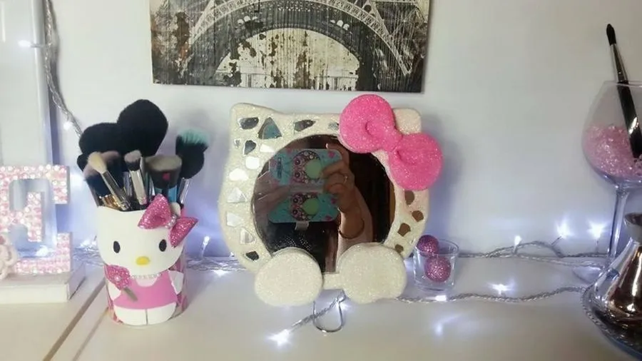 Espejo de Hello Kitty | Manualidades