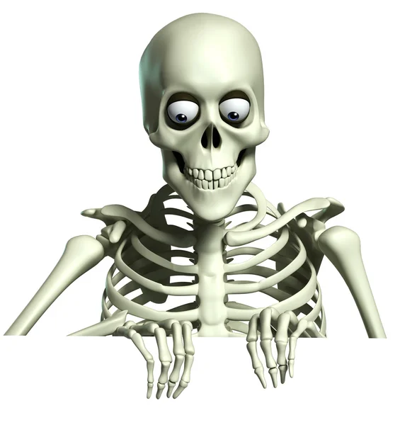 Esqueleto de dibujos animados 3D — Foto stock © bertoszig #31642611