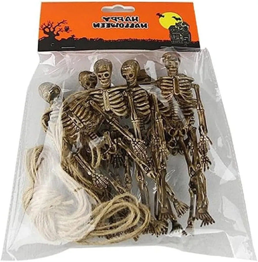 Esqueleto humano de Halloween accesorios colgantes para casa embrujada  decoración de fiesta malvada para el hogar decoración de calavera movible  de terror y miedo : Amazon.com.mx: Hogar y Cocina