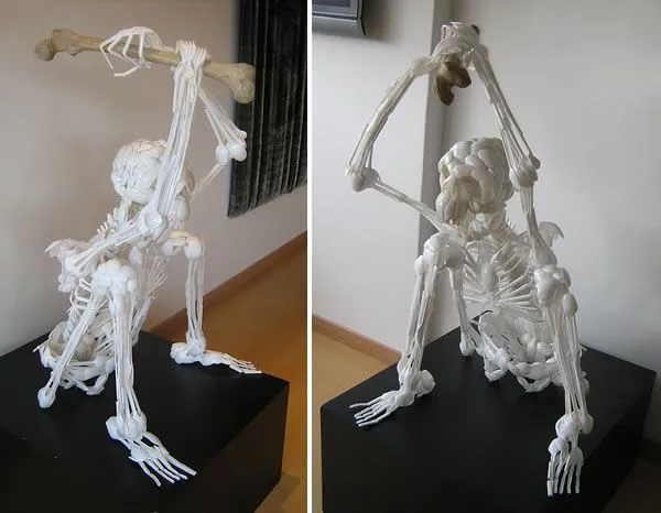 como hacer un esqueleto humano con material reciclable - Buscar ...