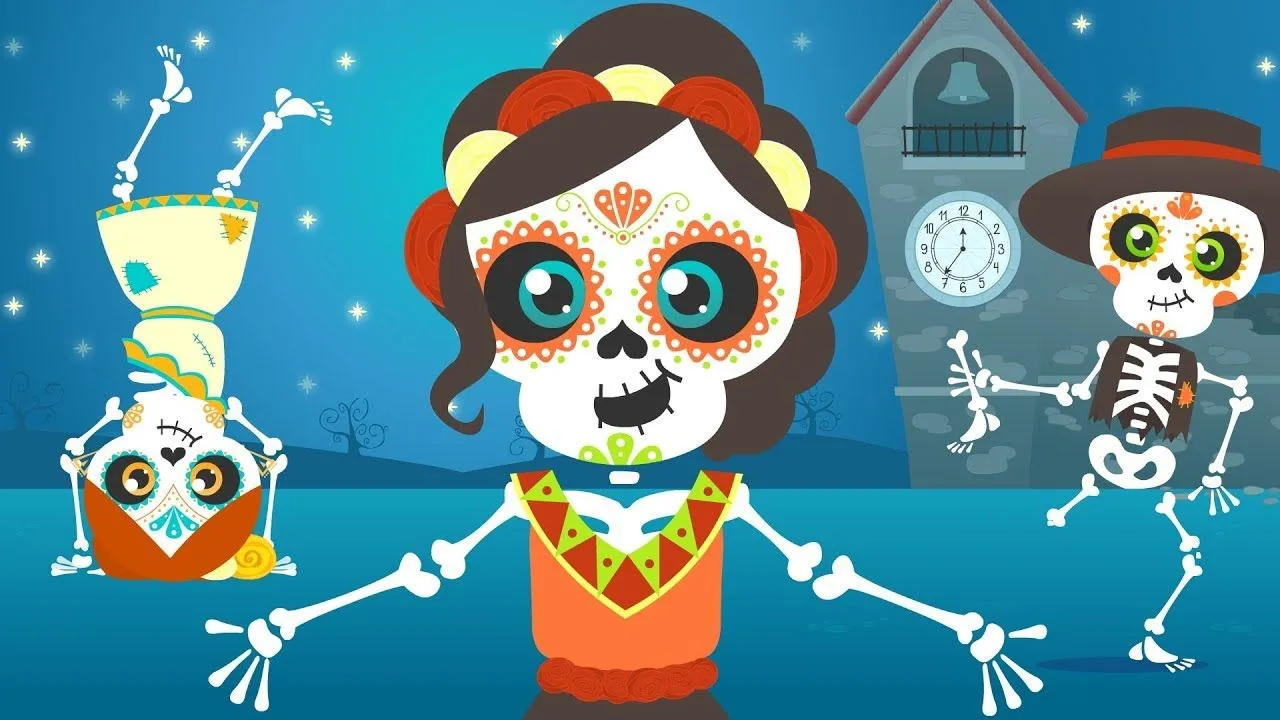 Los esqueletos | Chumbala Cachumbala | Las calaveras | Canción del Día de  Muertos - YouTube