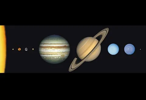 Esquema del sistema solar - Imagui