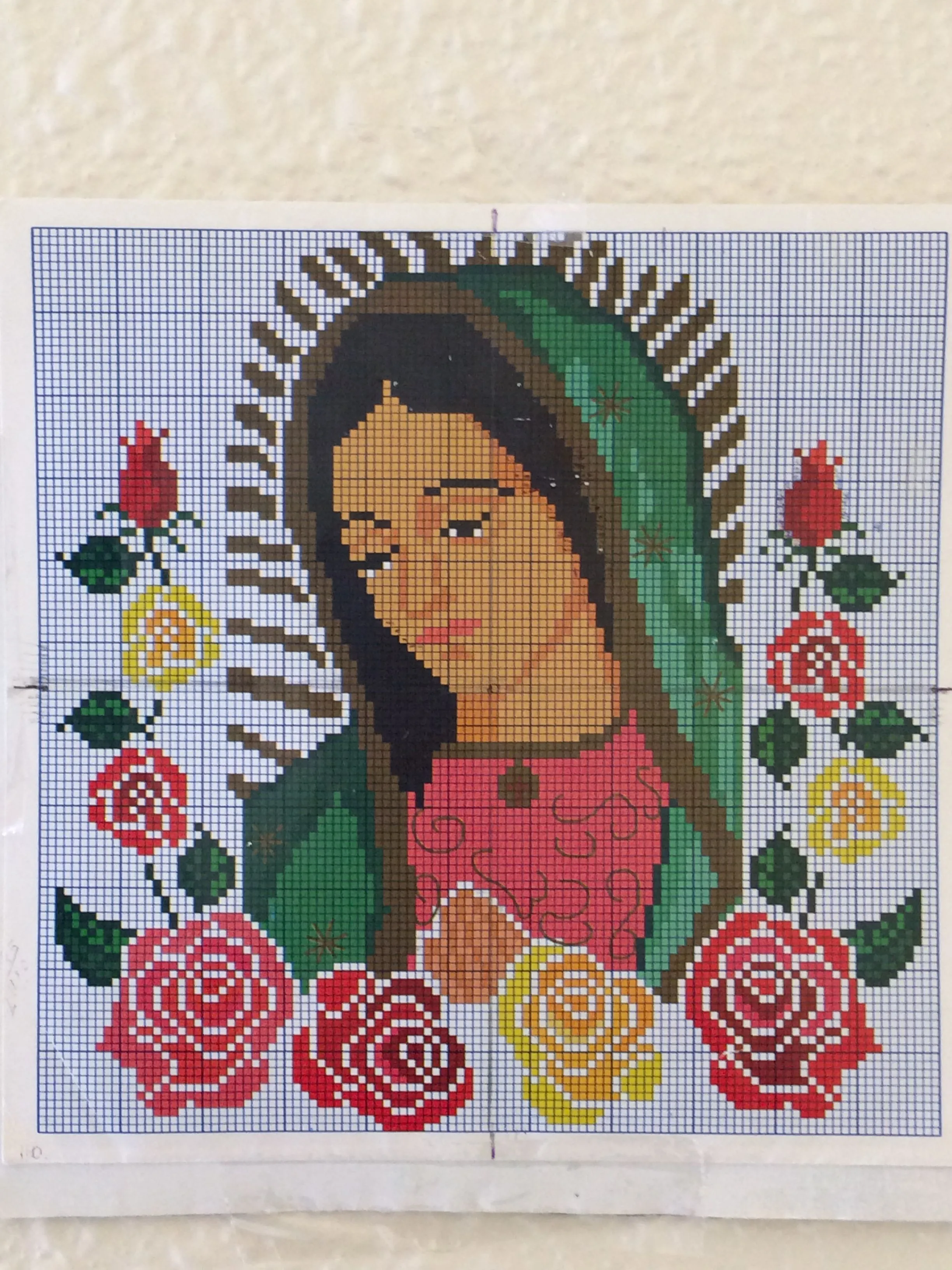 Esquema de virgen de Guadalupe | Punto de cruz angelitos, Punto de cruz  angeles, Imagenes punto de cruz