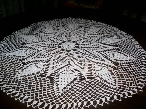 Esquemas de carpetas tejidas en crochet - Imagui