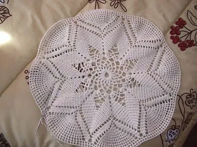 crochet-divertido1: mantel redondo tejido a crochet