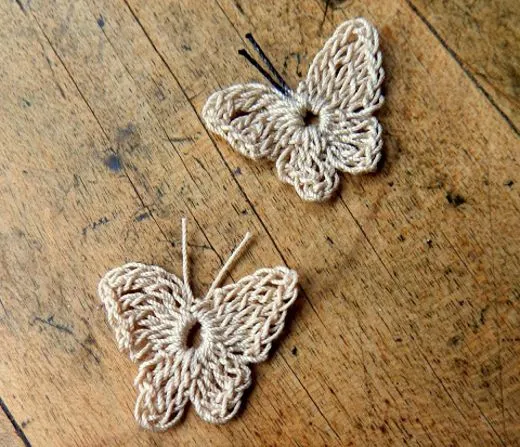 Esquemas de mariposas y flores a crochet | diarioartesanal