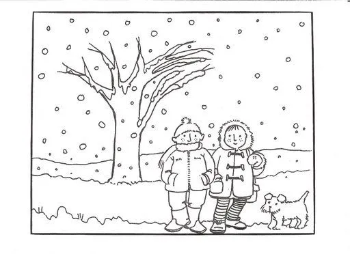 Dibujos para colorear estaciones del año para niños - Imagui