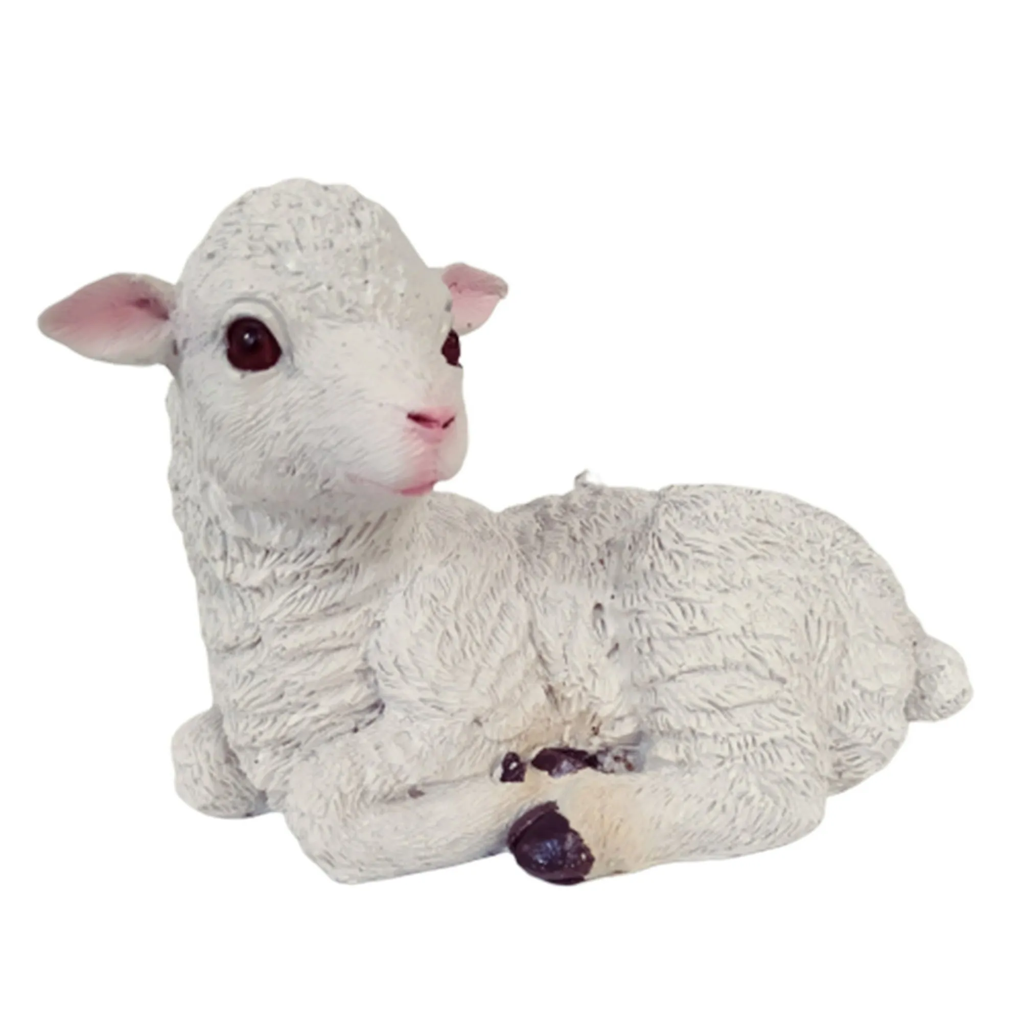Estatua de jardín de oveja de resina, estatuilla de animal de cabra ,  decoración de jardín, juguete Zulema Figuras de ovejas en miniatura |  Walmart en línea