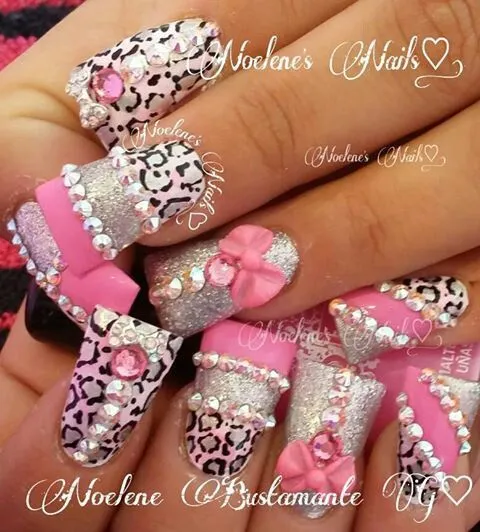 Estilo Sinaloa/Buchona's Nails on Pinterest | Sinaloa Nails, Bling ...