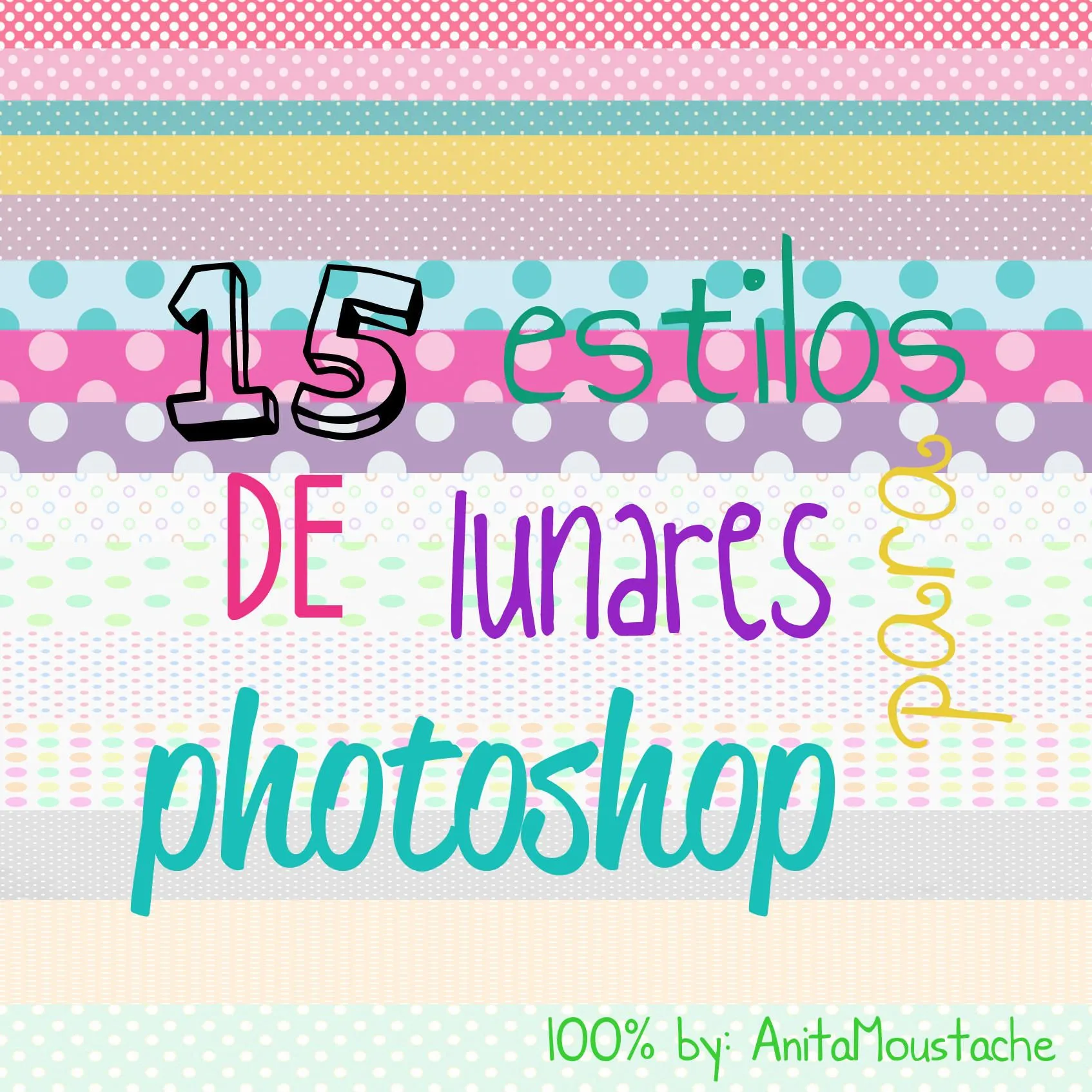 Estilos De Lunares para Photoshop (Rar) by AnitaMoustache on ...