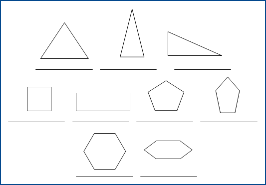 El nombre de las figuras geométricas - Imagui