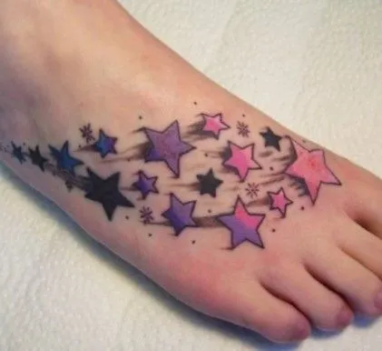 Estrella Fugaz - Tatuajes para Mujeres