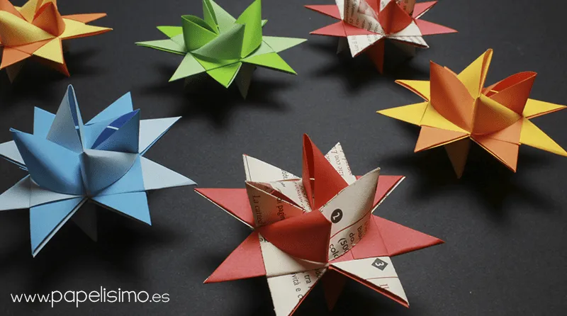 Estrella de papel Froebel: La estrella perfecta | Papelisimo