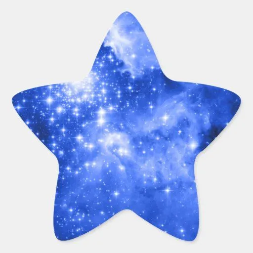 Estrellas azules ultramarinas pegatina en forma de estrella | Zazzle Estrellas azules ultramarinas pegatina en forma de estrella | Zazzle