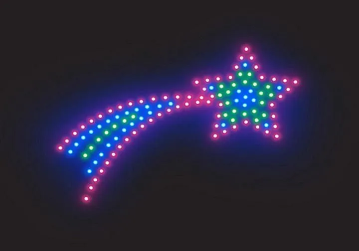 Estrellas movibles de colores - Imagui