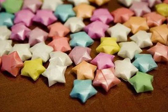 Estrellas de papel como se hacen - Imagui