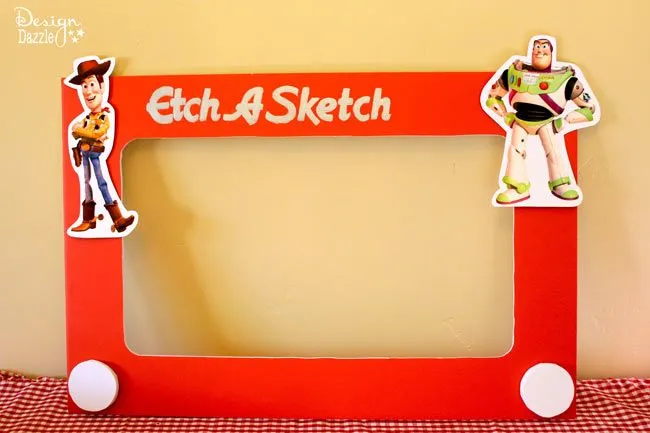 Etch A Sketch Toy Story Photo Booth Prop - Design Dazzle