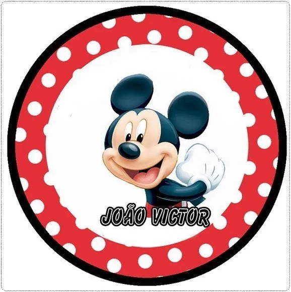 Etiquetas do Mickey para imprimir - Imagui