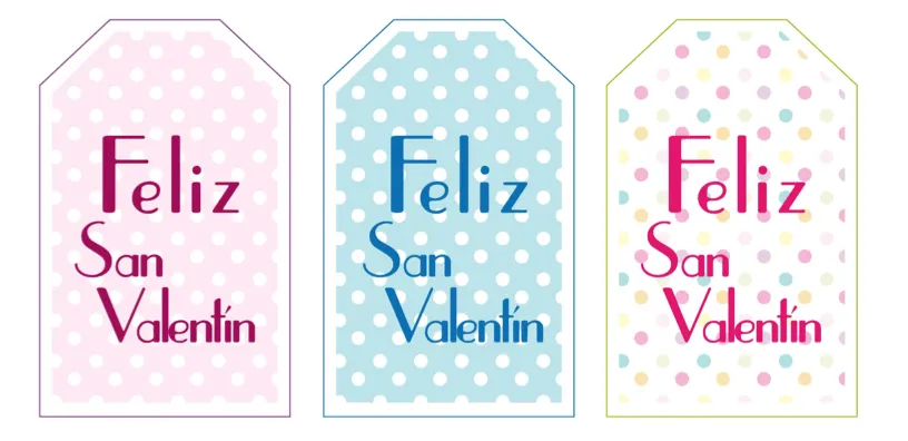 Etiquetas imprimibles para regalos de San Valentín (o no) | wacapaka