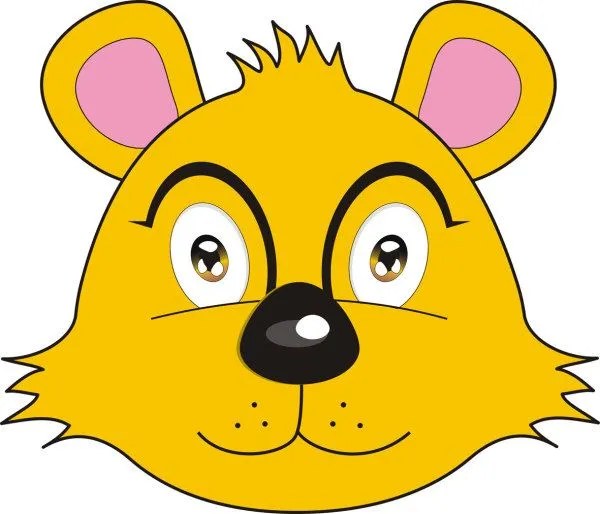 Etiquetas osos caricatura fox lindo vector material Free Download
