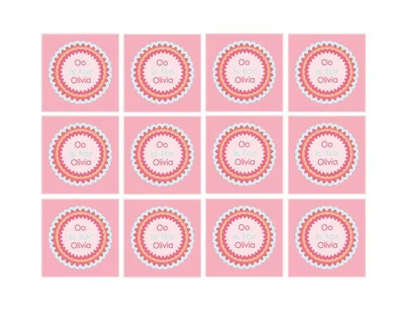 Etiquetas Vintage Favor fiesta rosa o bizcocho por EllaJaneCrafts