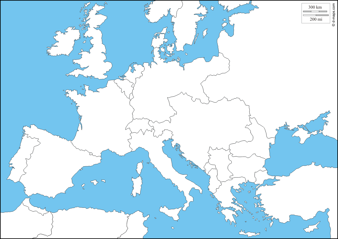 Europa 1914 mappa gratuita, mappa muta gratuita, cartina muta gratuita  litorali, stati | Europe map, Europe 1914, Geography map