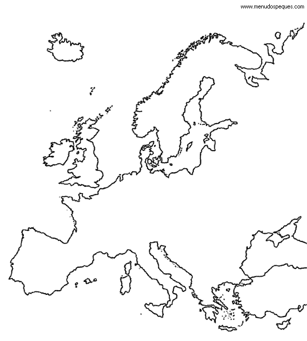 Europa para dibujar - Imagui