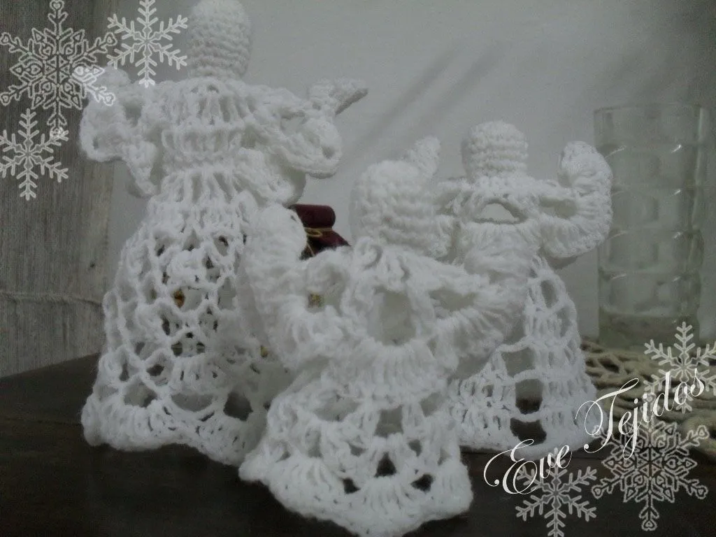 Eve Teje: Adornitos navideños tejidos a crochet