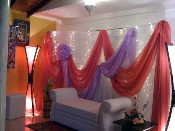 Decoraciónes con telas para fiestas - Imagui Decoraciónes con telas para fiestas - Imagui