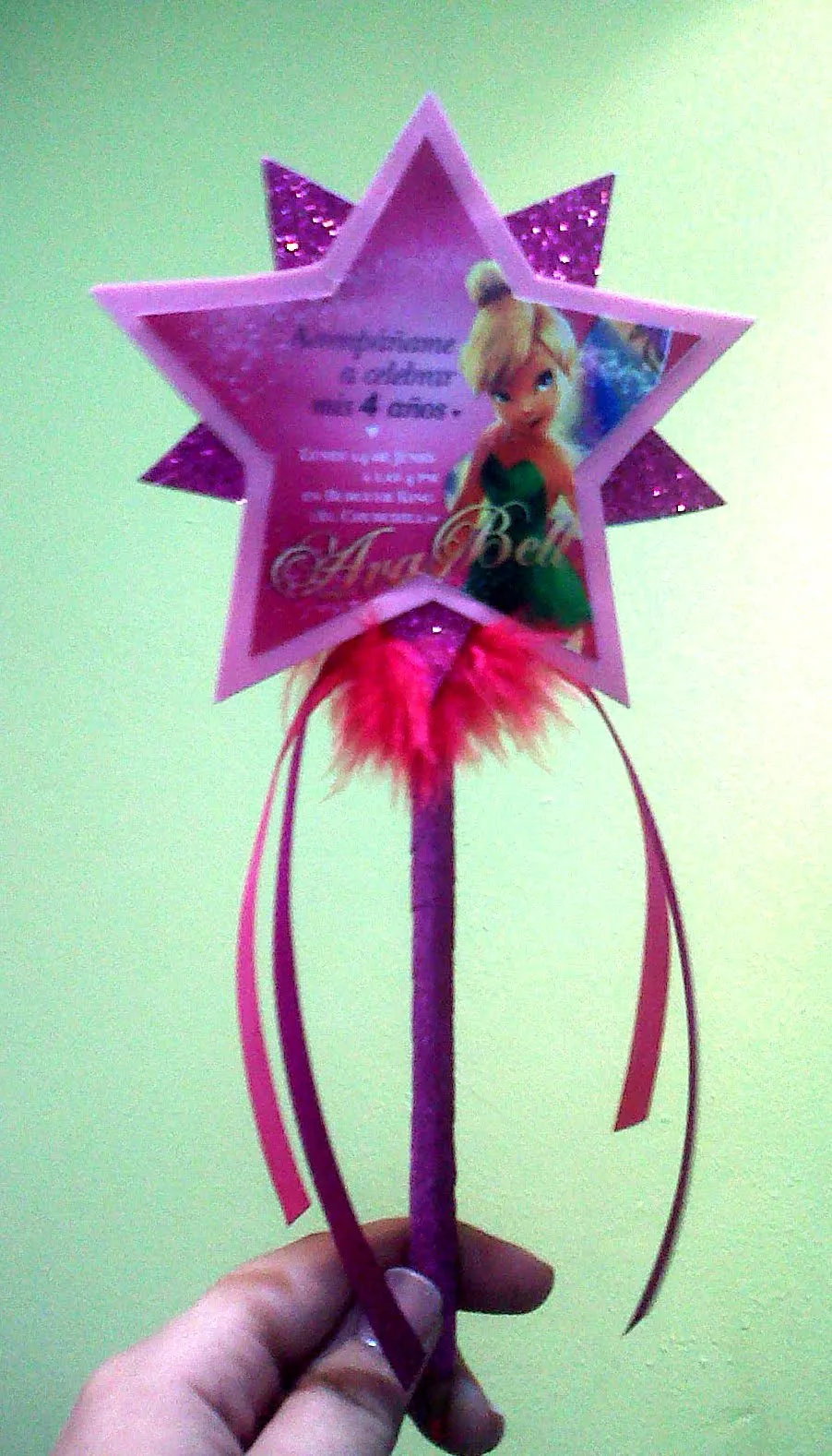 Tarjetas de invitaciónes infantiles de tinkerbell a color - Imagui