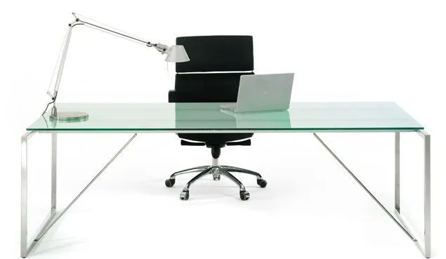 Executive desk / contemporary / metal / glass - ERIA - ARIDI