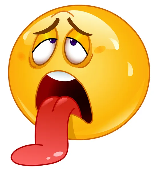 Exhausted emoticon — Stock Vector © yayayoyo # Exhausted emoticon — Stock Vector © yayayoyo #