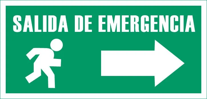 Señales de salida de emergencia - Imagui