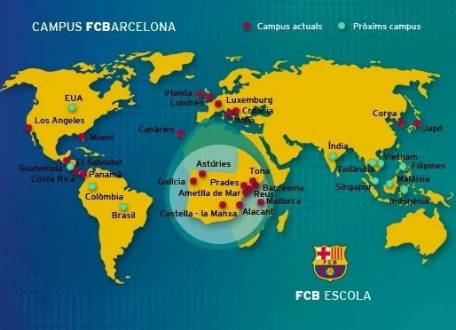 Éxito de los campus oficiales del FC Barcelona | FCBarcelona.cat