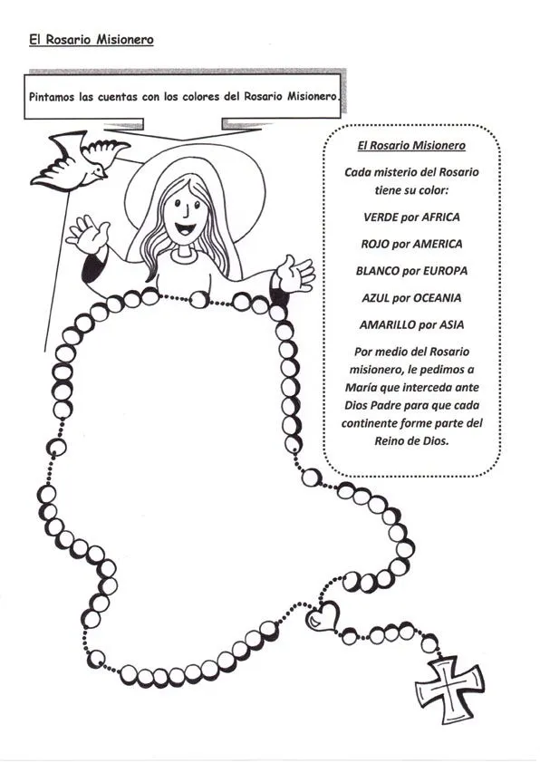 Explicacion del rosario para niños - Imagui