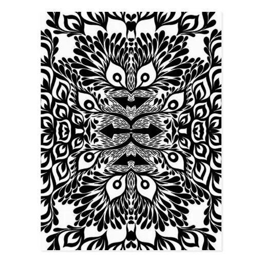 Dibujos en blanco y negro abstracto - Imagui