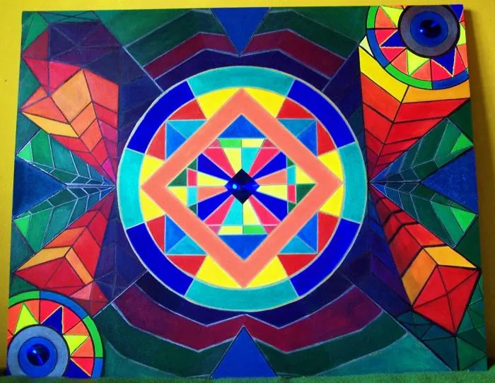 Pinturas abstractas geometricas - Imagui