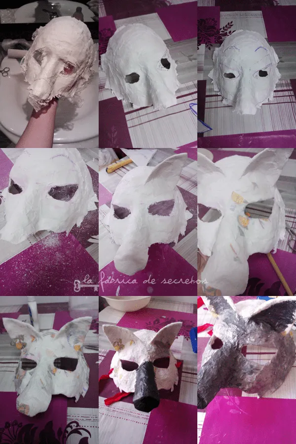 La fábrica de secretos: DIY: Máscara de lobito