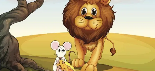 Fábulas para niños: El león y el ratón