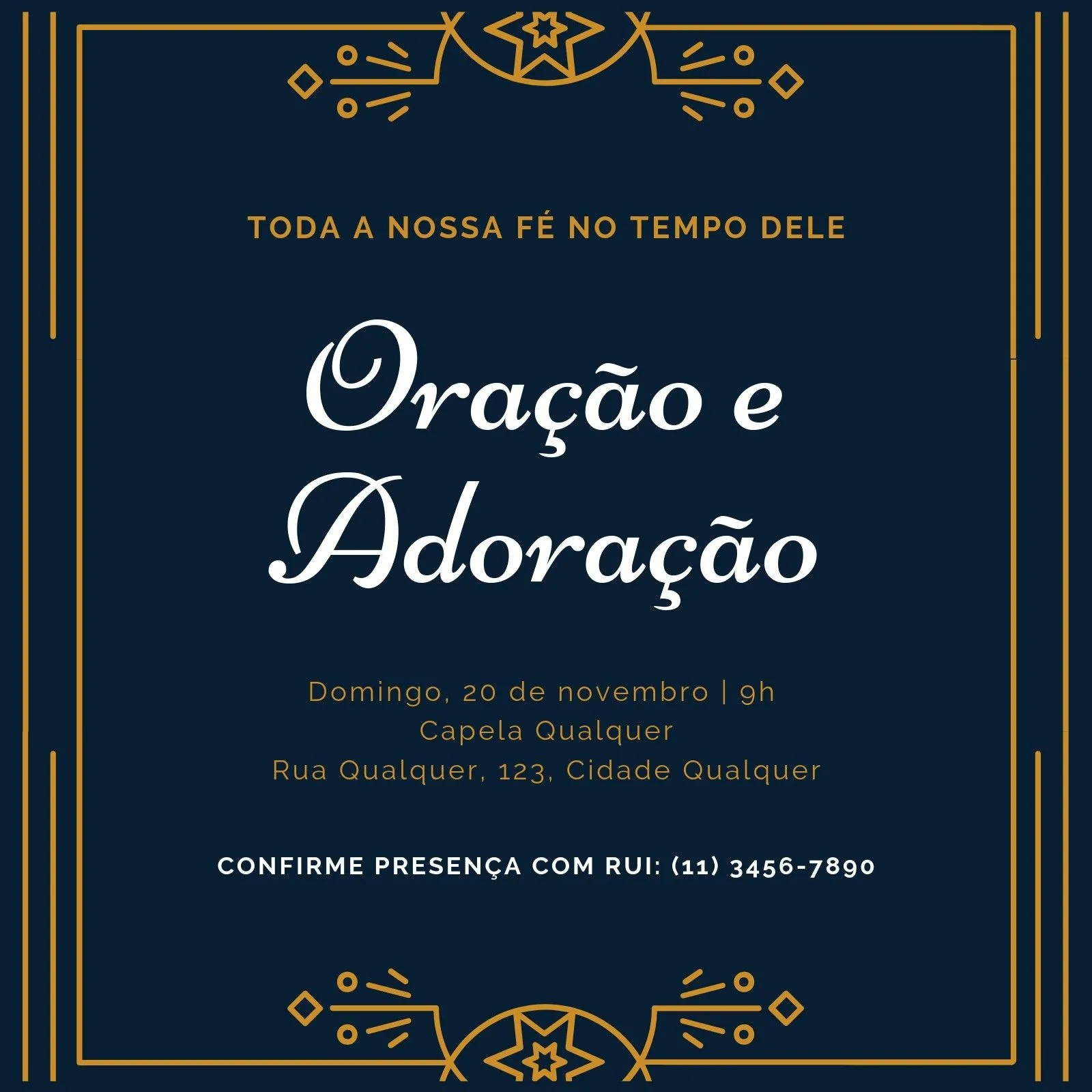Faça convites para igrejas com modelos grátis - Canva Faça convites para igrejas com modelos grátis - Canva