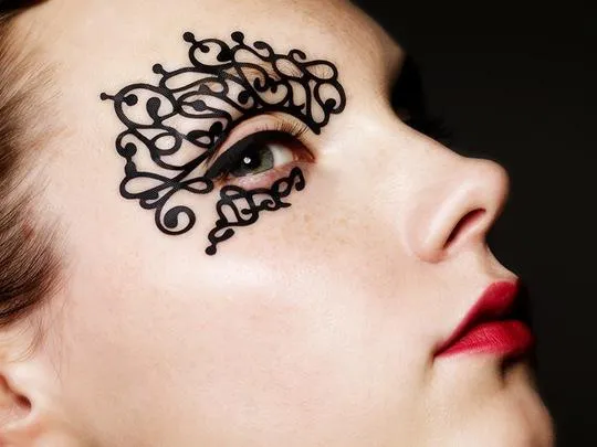 Face Lace, una de las ultimas tendencias en maquillaje - Paperblog