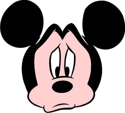 Imagen de Mickey Mouse triste - Imagui