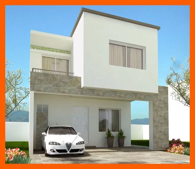Fachadas de Casas Modernas: Fachada moderna de casa modelo Dalia ... Fachadas de Casas Modernas: Fachada moderna de casa modelo Dalia ...