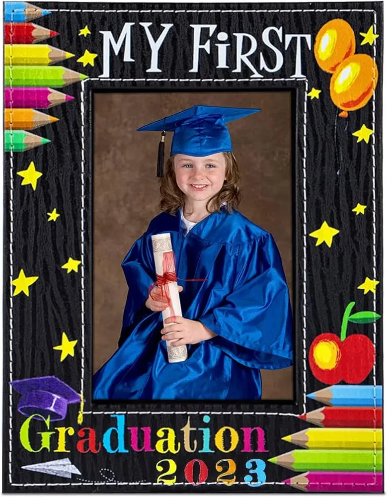 FaCraft - Marco de fotos de graduación preescolar para el jardín de  infantes, marcos de fotos de