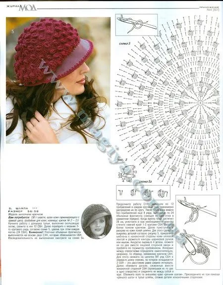 faire un chapeau-- Picasa Web Albums | Sombreros y boinas | Pinterest