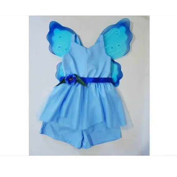 Fairy Costume Silvermist Blue Tinkerbell Birthday por LoopsyBaby Fairy Costume Silvermist Blue Tinkerbell Birthday por LoopsyBaby