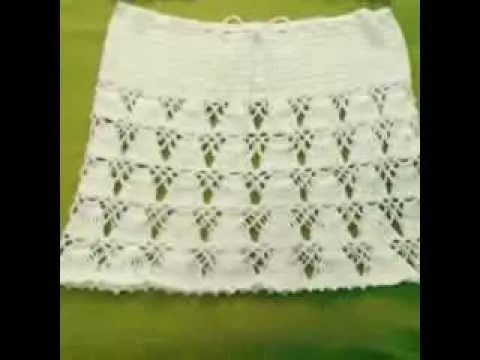 Falda hecha a crochet para playa o leggins VID 20140221 174802 ...