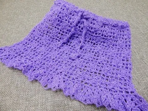 Falda para Niña Crochet - YouTube