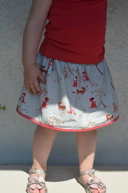 Falda de niña fácil: Lazy Days Skirt