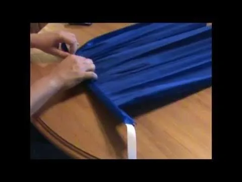 Como hacer una falda de papel crepe paso a paso - Imagui